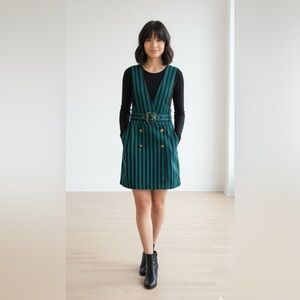 Chiori Denim Overall Dress 80s/90s
Striped Teal and Black